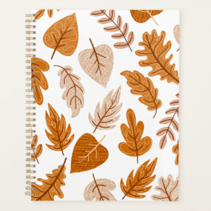 Ästhetische Herbstblätter, Fall Theme Muster Planer