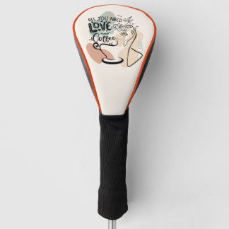 Ästhetische Illustrationen, Mädchenkaffee Golf Headcover