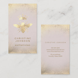 Ästhetische IMITATE Goldweinkönigin Visitenkarte