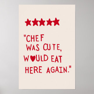 Ästhetische Küchendekoration Niedlich Kochen Kunst Poster