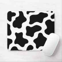 Ästhetische Kuh Print Mouse Pad