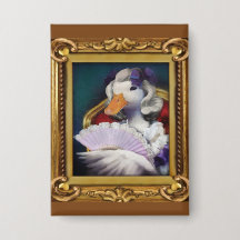 ästhetische Lady Duck Picture Frame