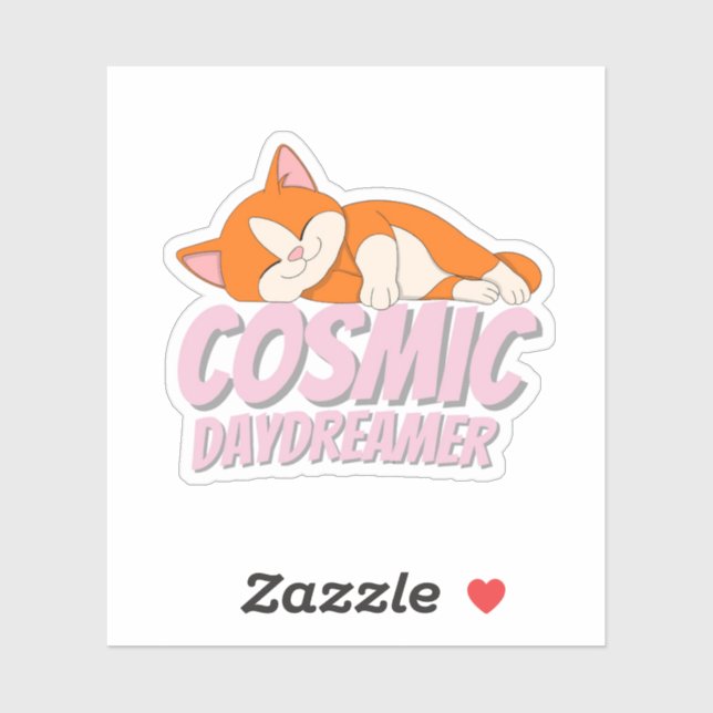 Ästhetische Minimal Vibes Aufkleber (Blatt)