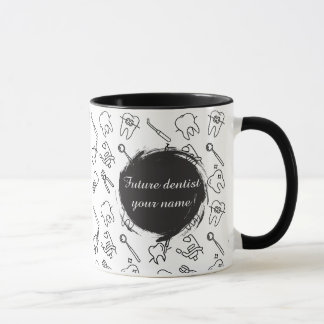 Ästhetische Minimalistische Zahnärztliche Icons Mu Tasse