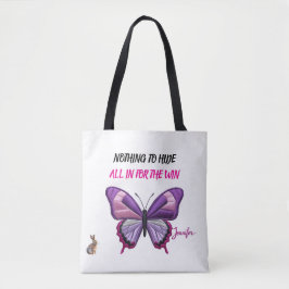 Ästhetische moderne florale Schmetterling Clear Ba Tasche