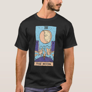 Ästhetische Mond-Tarotkarte T-Shirt