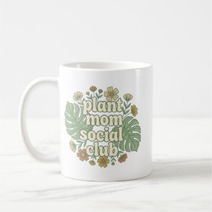 Ästhetische Monstera & Florals Kaffeetasse