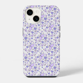 Ästhetische Niedliche Violetschmetterling iPhone 14 Hülle