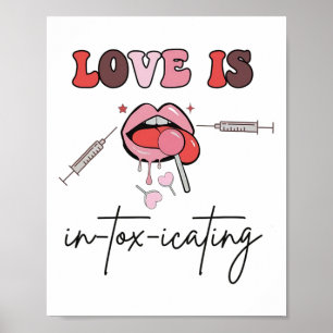 Ästhetische Nurinjektion Valentine Filler Dysport Poster