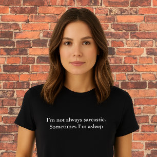 Ästhetische Outfit zitiere ich bin nicht immer sar T-Shirt