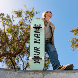 Ästhetische Pastel Green Skateboard