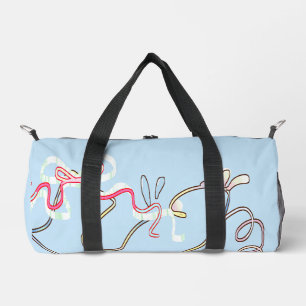 Ästhetische Pastell-Doodle-Tasche" Duffle Bag