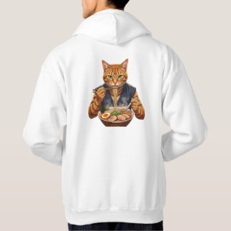 Ästhetische Ramen-Katze – Premium-Lifestyle Hoodie