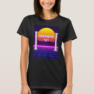Ästhetische Retro Sunset Vaporwave Ästhetik Ndie S T-Shirt