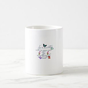 Ästhetische Schmetterlinge Blumen Sei Freundlich Z Kaffeetasse
