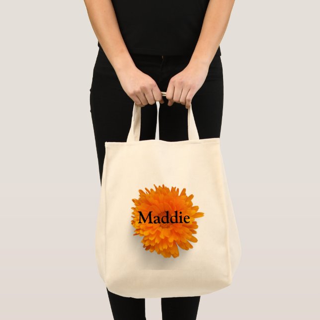 Ästhetische Sonnenblumenbezeichnung für Tote Bag Tragetasche (Vorderseite (Produkt))