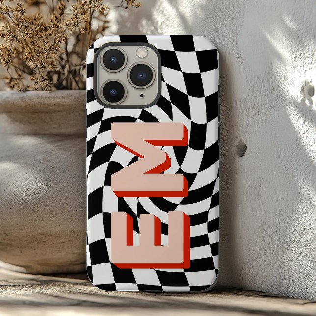 Ästhetische Tafel Trendy Monogram iPhone 16 Pro Max Hülle (Von Creator hochgeladen)
