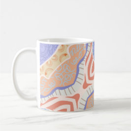 Ästhetische Tasse mit Minimal & Serene Pastel Form