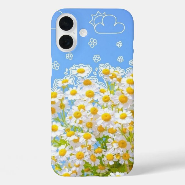 ästhetische Telefonabdeckung, niedliche Telefonzel iPhone 16 Plus Hülle (Rückseite)