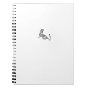 Ästhetische Tiger NOTEBOOK MINIMALISTISCH Notizblock
