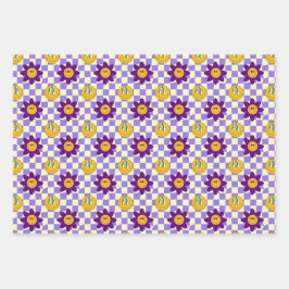 Ästhetische Trippy Psychedelic Ungewöhnlich sonder Geschenkpapier Set