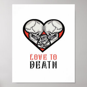 Ästhetische Valentine bis zum Tod machen uns Teil Poster