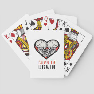 Ästhetische Valentine bis zum Tod machen uns Teil Spielkarten