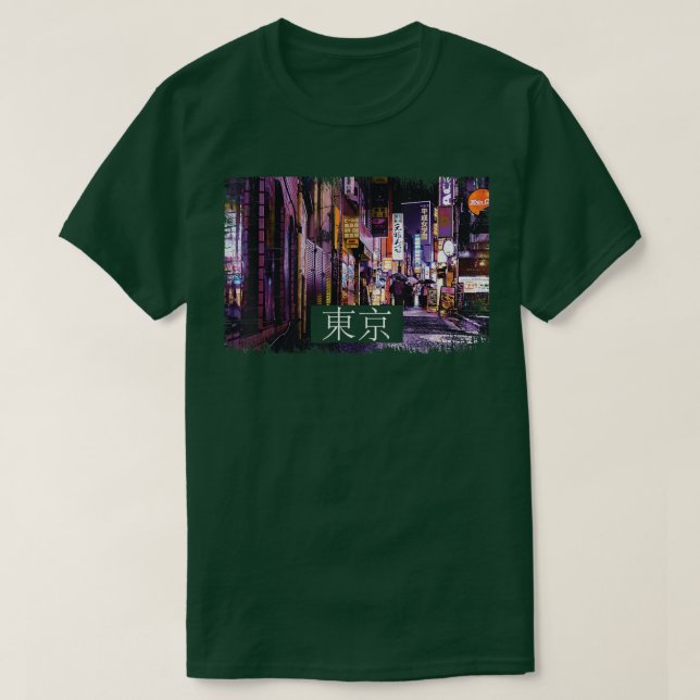 Ästhetische Vaporwave Japan 80er 90s Meme Tokyo49 T-Shirt (Design vorne)