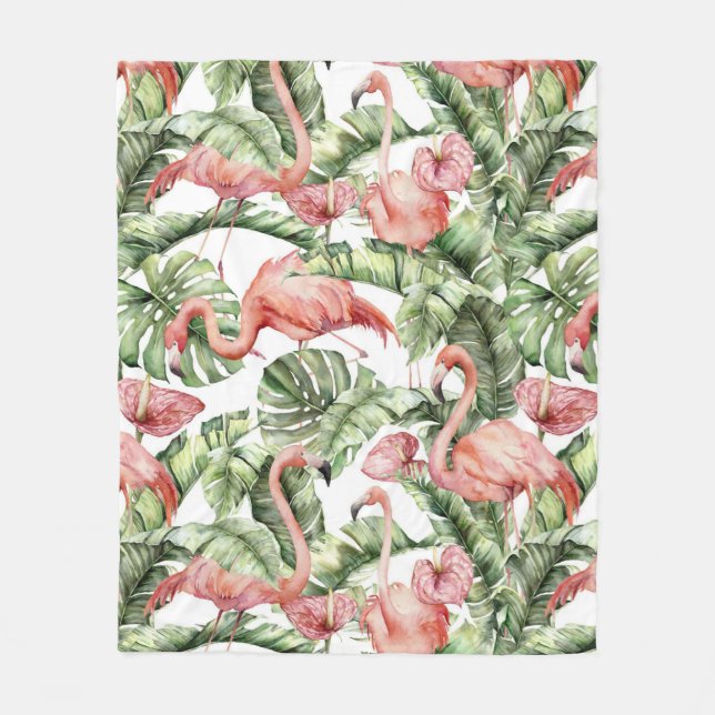 Ästhetische Vogelleder Fleecedecke (Vorderseite)