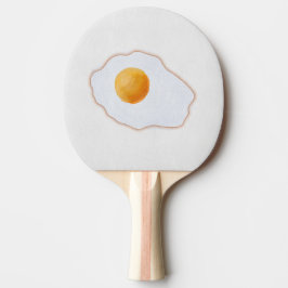 Ästhetische Wasserfarbe Spiegelei Minimalistische  Tischtennis Schläger