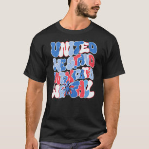 Ästhetischer Amerikanische Unabhängigkeitstag Unit T-Shirt