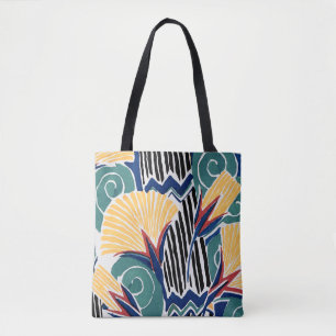Ästhetischer Blumenmusterhintergrund Tasche