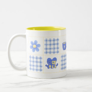 Ästhetischer Coquette-Becher Zweifarbige Tasse