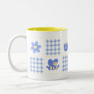 Ästhetischer Coquette-Becher Zweifarbige Tasse