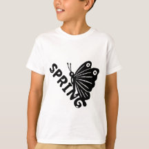 Ästhetischer Frühlingsschmetterling Minimalistisch