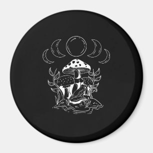 Ästhetischer Goblincore- und Cottagecore-Pilz-Mini Magnet
