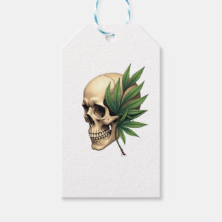 Ästhetischer Goth-Grunge-Totenkopf Tropischer Mons Geschenkanhänger