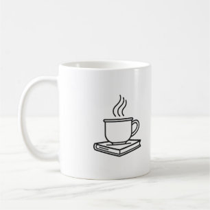 Ästhetischer Kaffeebecher & Leseliebhaber-Tasse Kaffeetasse