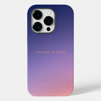 Ästhetischer lila und rosa Farbverlauf beim Sonnen Case-Mate iPhone 14 Pro Hülle