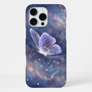 Ästhetischer magischer violetter Schmetterling Kos iPhone 16 Pro Max Hülle