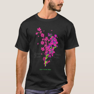 Ästhetischer rosa Kirschblütenzweig T-Shirt