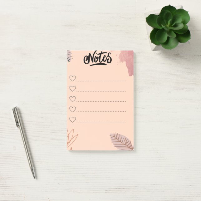 Ästhetischer Schreibblock für Notizen & Orga (Büro)