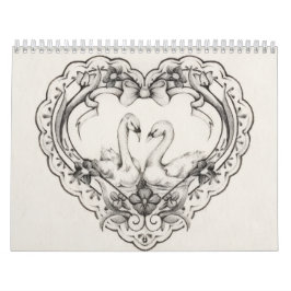 Ästhetischer Schwan Kalender