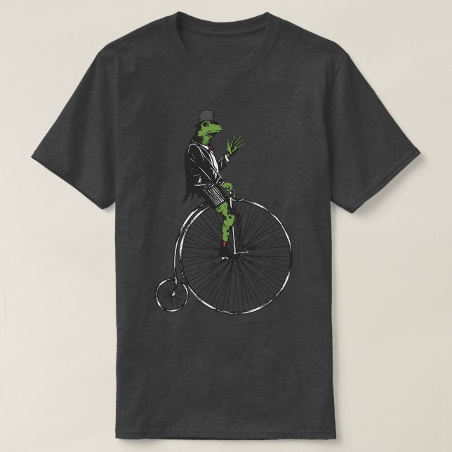 Ästhetischer Steampunk-Frog T-Shirt (Design vorne)