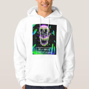 Ästhetischer Vaporwave-Japanischer Futurismus Hoodie