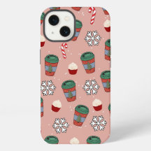 Ästhetischer Weihnachtsmisteltee-Kaffee