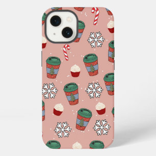 Ästhetischer Weihnachtsmisteltee-Kaffee iPhone Hülle