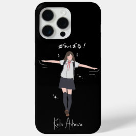 Ästhetisches Anime-Uniformmädchen Anpassbar Case-Mate iPhone Hülle