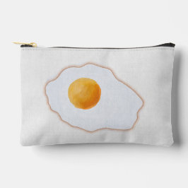 Ästhetisches Aquarell Spiegelei Minimalistische Ku Zubehörtasche