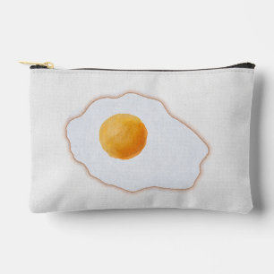 Ästhetisches Aquarell Spiegelei Minimalistische Ku Zubehörtasche